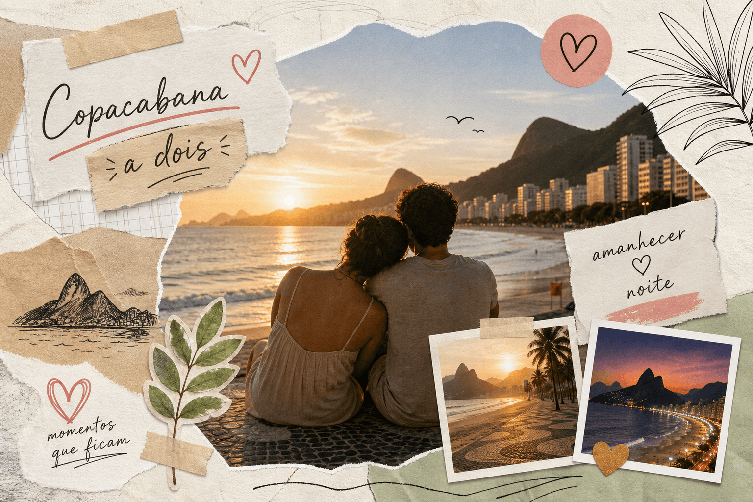 Copacabana a dois: passeios românticos do amanhecer à noite